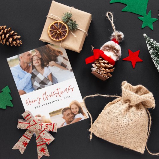 予算クリスマスクッキー飲み物キャンディ3写真 ノートカード