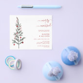 予算クリスマスセーブ日付招待状チラシ チラシ (シングル)