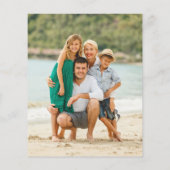 予算クリスマスツリースクリプトフォトカード (裏面)