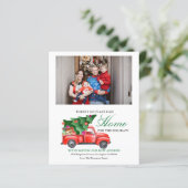 予算クリスマスツリートラック写真の移動 (スタンド正面)