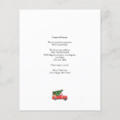 予算クリスマスツリートラック写真の移動 (裏面)