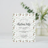 予算クリスマスパーティー松のパターンの招待 (スタンド正面)