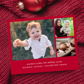 予算クリスマスフォト誕生のお知らせ