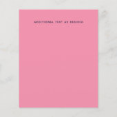 予算クリスマスベアパーソナライズされたの年次書簡 (裏面)