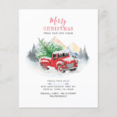 予算クリスマスホリデー引越しのお知らせ (正面)