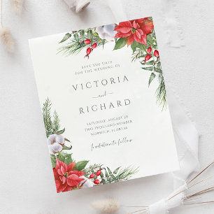 予算クリスマスポインセチア冬の日付を保存