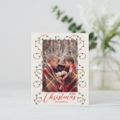 予算クリスマスライトストランドフォトカード (スタンド正面)