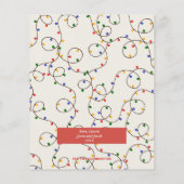 予算クリスマスライトストランドフォトカード (裏面)