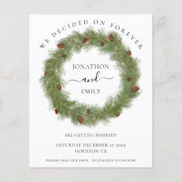 予算クリスマスリースコーンウェディング日付を保存