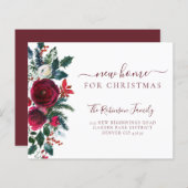 予算クリスマス休暇の引越し発表 (正面/裏面)