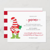 予算クリスマス格言引っ越しましたホリデーカード (正面/裏面)