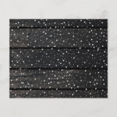 予算クリスマス３ フォトコラージュ 雪の休日 チラシ (裏面)