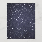 予算クリスマス3 photo collage navy holiday チラシ (裏面)