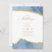 予算グリッターグラムアゲかわいらしテガーリーィアエージ 招待状 (正面)