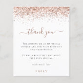 予算グリッターブライダルシャワーありがとう (正面)