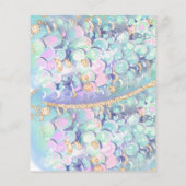 予算グリッターマーメイドテールアンダーザシー誕生日 (裏面)