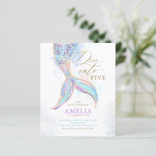 予算グリッターマーメイドテールダイブインキッド誕生日 (スタンド正面)