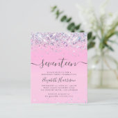 予算グリッター17th誕生日パーティーへの招待 (スタンド正面)