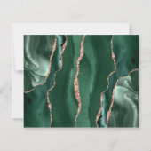 予算グリーンバラ金ゴールド赤面結婚式日付の保存 (裏面)