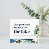 予算ゲストルームが新しいアドレスカードを移動 (スタンド正面)