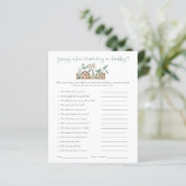 予算ゲーム推測ママパパセージ赤ちゃんシャワー (スタンド正面)