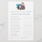 予算ゲーム推測ママパパ牛の赤ちゃんシャワー (正面)