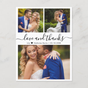 予算コラージュ愛感謝していと結婚の感謝 ポストカード