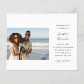 予算サイド2つの写真の書結婚跡 チラシ (正面)