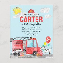 予算サウンド警報トラック消防士誕生日