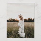 予算サドルアップ西写真ベビーガールシャワー チラシ (裏面)