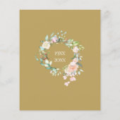 予算サプライズパーティー50周年記念招待状 (裏面)