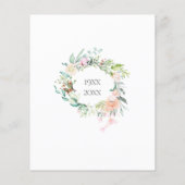 予算サプライズパーティー 75周年 誕生日招待状 (裏面)