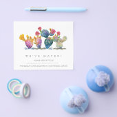 予算サボテンの新しいホームの引越し発表 チラシ (シングル)