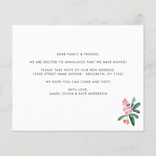 予算サボテン引っ越しましたホームの移動発表 (裏面)