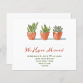 予算サボテン新規所在地の異動のお知らせ (正面/裏面)