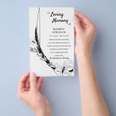 予算サンキューカードの悔やみや弔慰。 チラシ (ハンドル)