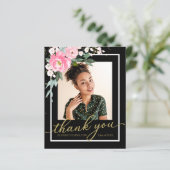 予算サンキューカードホットピンクフローラのグラッドフォト (スタンド正面)