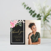 予算サンキューカードホットピンクフローラフォトグラード (スタンド正面)