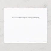 予算シックなバラ金ゴールドフローラ結婚式の日付を保存 (裏面)