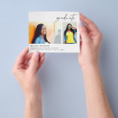 予算シック5枚数々の写真研究者発表 チラシ (手)