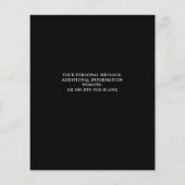 予算シンブルーライン警察の結婚式の日付を保存 (裏面)