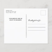 予算シンブルーライン警察クリスマスカード (裏面)