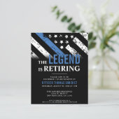 予算シンブルーライン警察退職招待状 (スタンド正面)