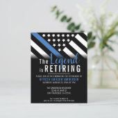 予算シンブルーライン警察退職招待状 (スタンド正面)