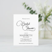 予算シンプルのエレガントブライダルシャワー (スタンド正面)