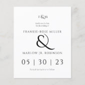 予算シンプルのエレガント写真以外の日付の保存 (正面)