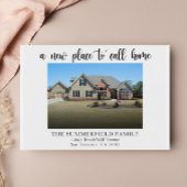 予算シンプルのミニマル写真移動の発表 ポストカード