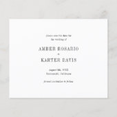 予算シンプルのミニマル白地日付の保存 (裏面)