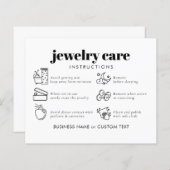 予算シンプルジュエリー気にThank Business (正面/裏面)