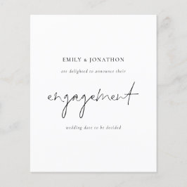 予算シンプルスクリプト写真婚約の発表